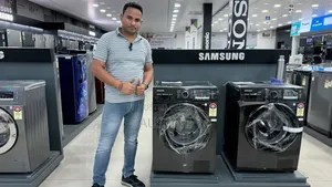 Brand New Samsung 8kg Inverter Front Loader Automatic Wash Dryer>Silva