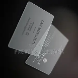 Printed Plastic Business Card
