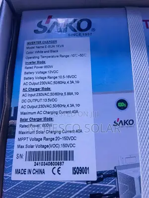 1kva Sako Hybrid Inverter
