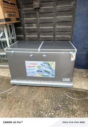 Brand New Snowsea 600l Double Door Chest Freezer√External√Silver Color