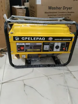 Heavy-Duty Elepaq Ec6800cx Generator – Durable Yellow Tank