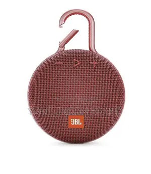 JBL Clip 3, Fiesta Red - Waterproof, Durable Portable Bt Speaker