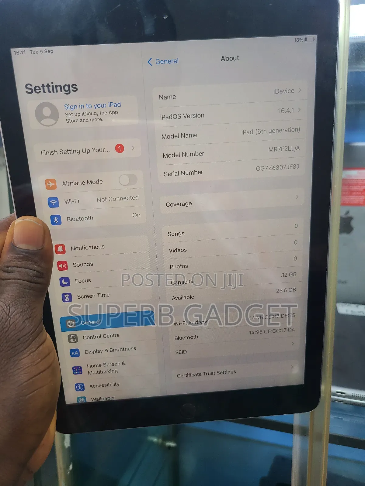 Apple iPad 9.7 32 GB Silver
