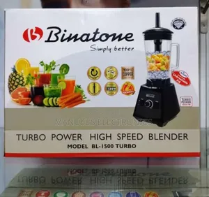 Binatone Turbo Power High Speed Blender Model Bl-1500 Turbo