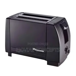 Pineware Black 2-Slice Toaster