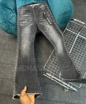 Luxury Purple Jean for Men 30-38 Available Stone Wash