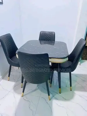 Marble Dining Table With 4 Chairs