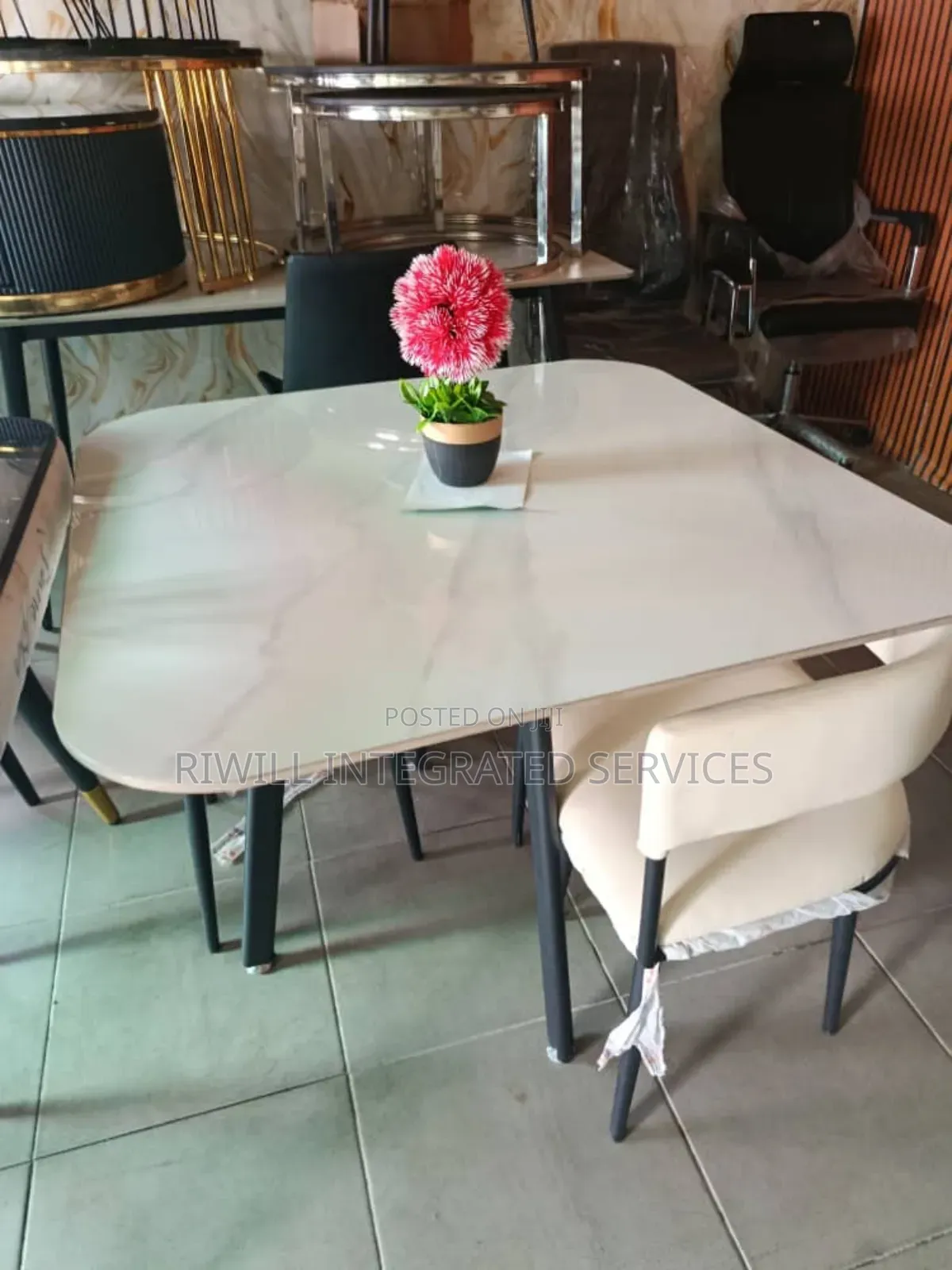 Marble Dining Table Set