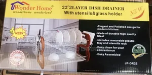 New 22.2" Layer Wonder Home Wooden Dish Rack Super Quality