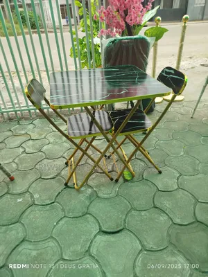 Foldable Reading Table With 2 Chairs