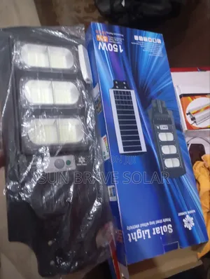Solar Street Light Three Eyes 150w Available Stock