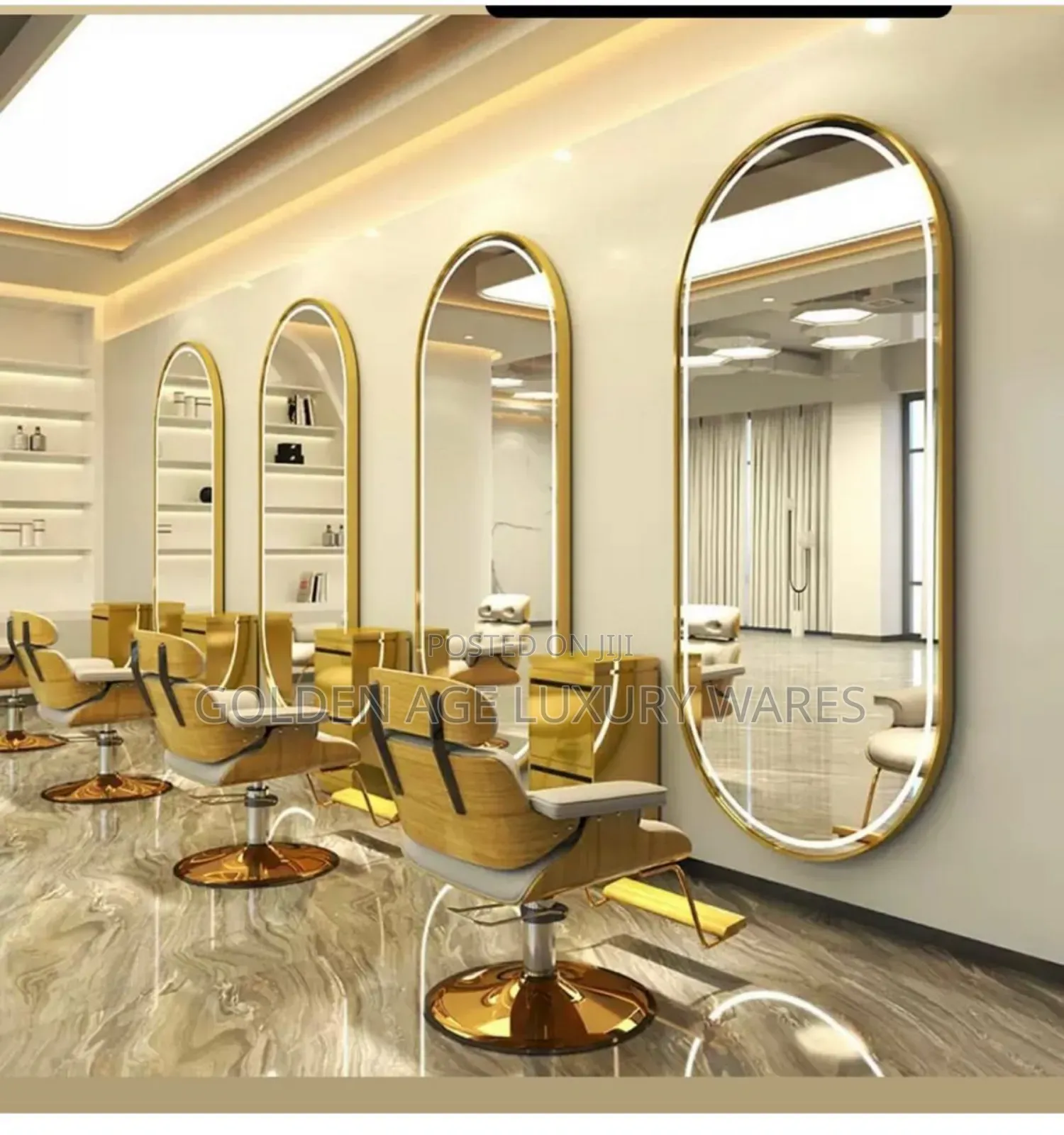 70x150cm Gold Frame Mirror