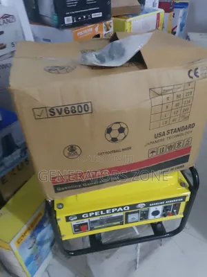 Elepaq Sv6800 3.5kva Manual Yellow Tank Generator