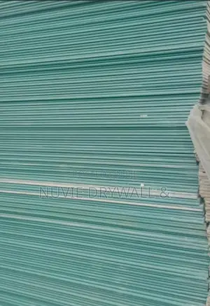 Moisture Resistant Plaster Board (Green Board) 1.2mx3mx12mm