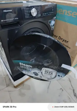 Hisense Front Load Wash/Dry 10 Kg With Smart Steam