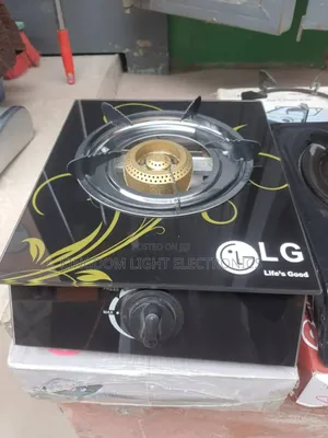 Original Lg Glass 1 Burner Gas Stove Cooker 100% Copper.