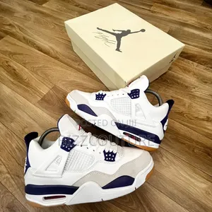 Original Nike Air Jordan 4 Thunder Aj4 Sneakers Available in Store