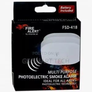 Chloride Uk Wireless Fire/Smoke Alarm Detector ( Battery Operated