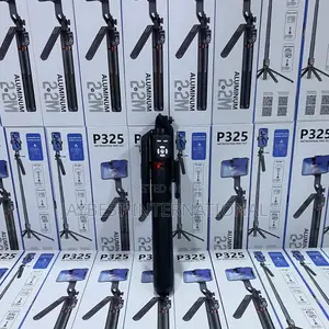P325 Selfie Stick Four Legged Stand With Dual Bluetooth Remote Control