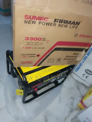 Firman SPG 4000 3.2kva Manual Start Generator