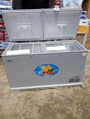 Brand New Dove 600litter Double Door Chest Freezer√External√Silver√
