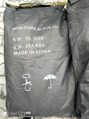 Iron Oxide Black Pigment Cement