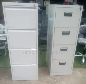 A 4 Drawer Metal Cabinet