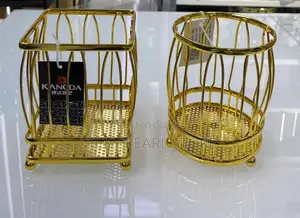 Quality Gold and Black Cutlery Rack