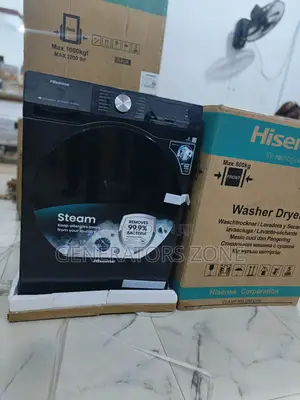 Smart Wash, Sleek Design – Hisense 10.5kg Washer Dryer in Stock