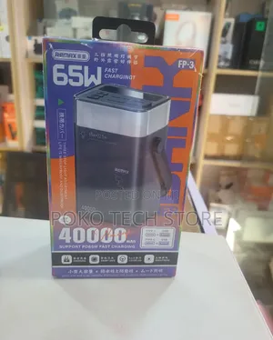 Remax Fp-3 40000mah 65w Fast Charging Power Bank.