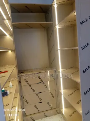Wardrobe and Closet With Lights
