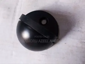 Door Stopper Half Moon Black