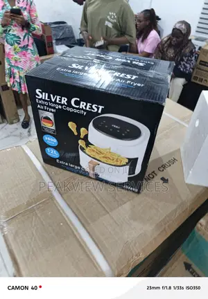 Silver Crest 12l Fryer – 3500w, Led Control, Non-Stick Tray