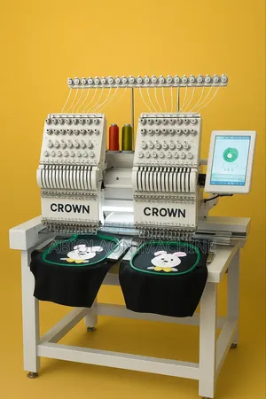 Crown Two Head Monogram Machine