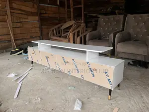 High Gloss Door Tv Stand HDF 6ft