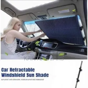 Universal Retractable Windscreen Sunshade Uv Protector After Park Sun