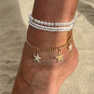 Woman Bracelet Anklet Multi-Layer Ankle Beach
