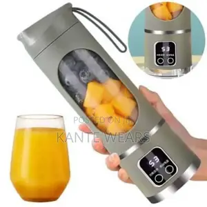 Rechargeable Digital Juicer Machine With 8 Blades- 450ml - 400w