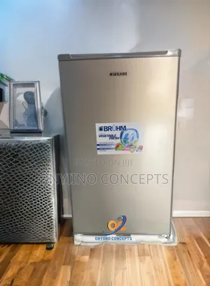 **Bruhm Single Door Refrigerator** **Gross Volume:** 90l