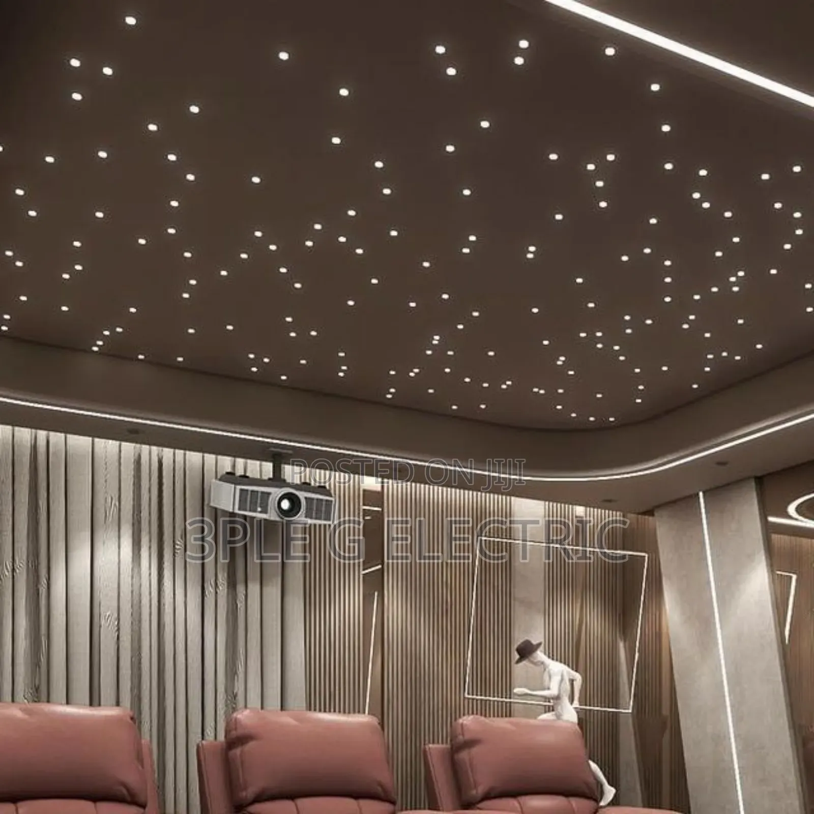 Optic Fibre Star Ceiling Design