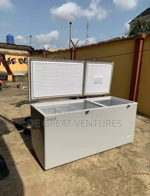 Brand New Scanfrost 700litter Double Door Chest Freezer√External√Silva
