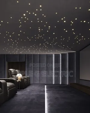 Futuristic Indoor Optic Fibre Star Ceiling Lights