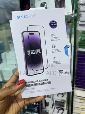 Kuzoom Anti-Reflective Glass Film Screen Protector for iPhone 17promax