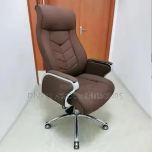 Big Boss Executive High-Back Swivel Office Chair -Brown