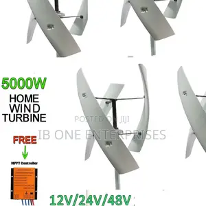 Get Off the Grid, Stay Powered With 48v 5000w Vertical Wind Turbine