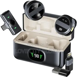 Q8 Mic Lavalier Anc Wireless Microphone Plug and Play Charging Case