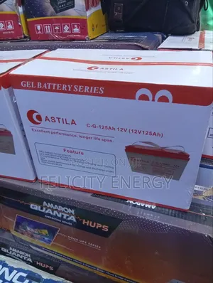 Castila Gel Bathery 125amps 12v