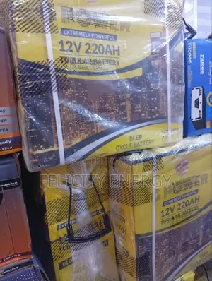 G Power Tubular Battery 220amps 12v
