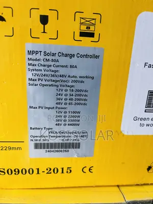 80ah 12/24/36/48v Snadi Solar Charge Controller
