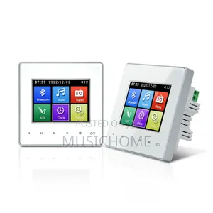 Inwall Touch Key Bluetooth Amplifier For Ceiling Speakers With Remote